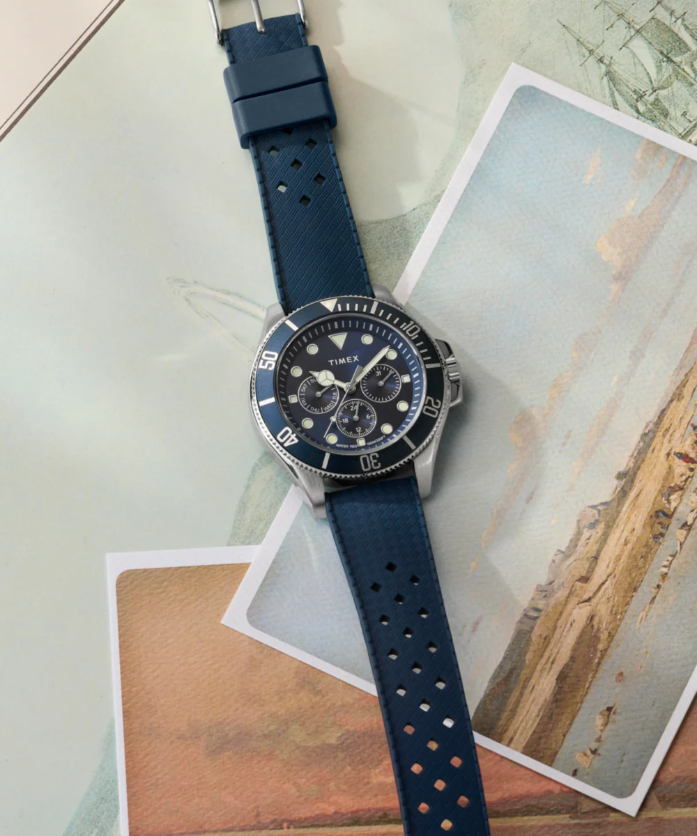 TW2Y33400 Reloj Timex Harborside Coast de hombre pulsera de caucho - Image 3