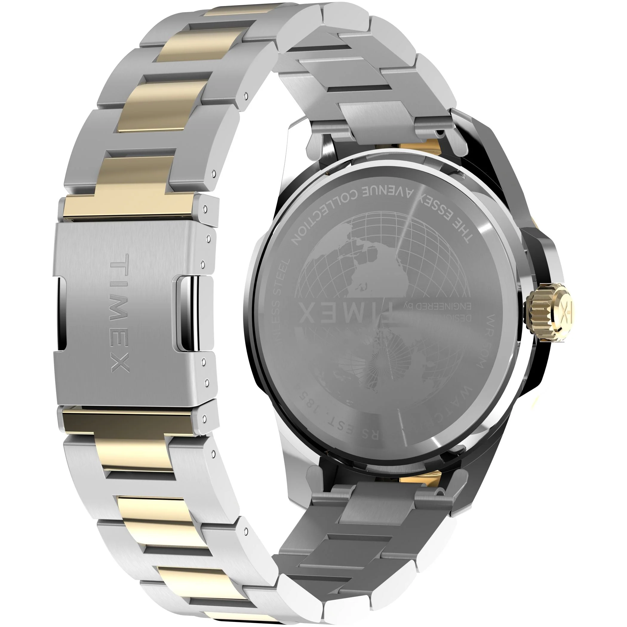 TW2Y35300 Reloj Timex Essex Day and Date de hombre correa de metal - Image 2