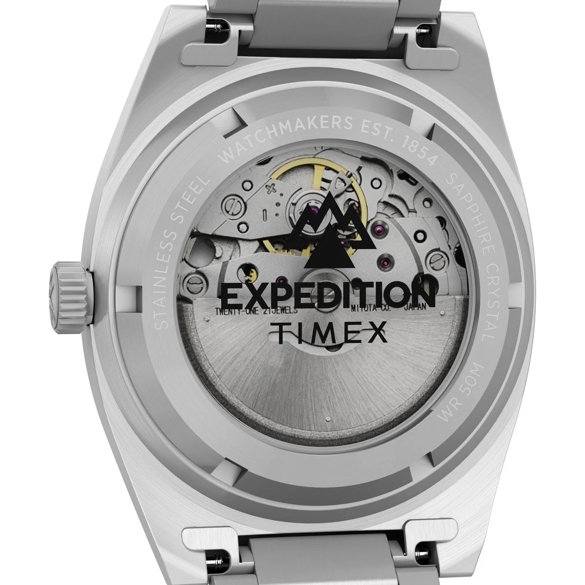 TW2Y39600 Reloj Timex Expedition Capstone automático de hombre correa de metal - Image 4