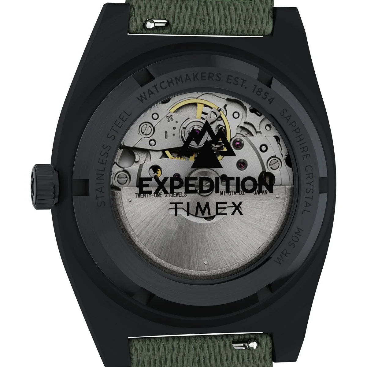 TW2Y39800 Reloj Timex Expedition Capstone automático de hombre correa de tela - Image 4