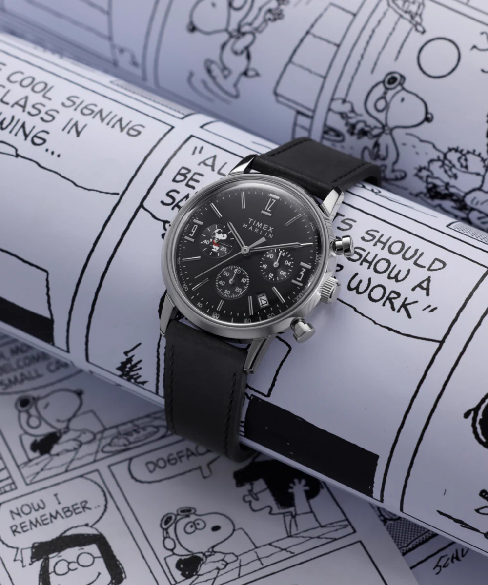 TW2Y48500 Reloj Timex Marlin x Peanuts de hombre banda de piel - Image 4