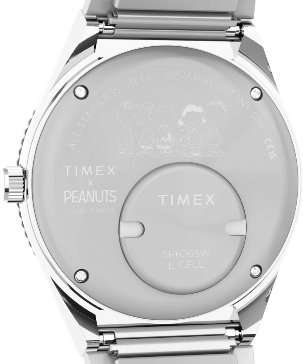 TW2Y52700 Reloj Timex Q Snoopy de dama banda de metal - Image 5