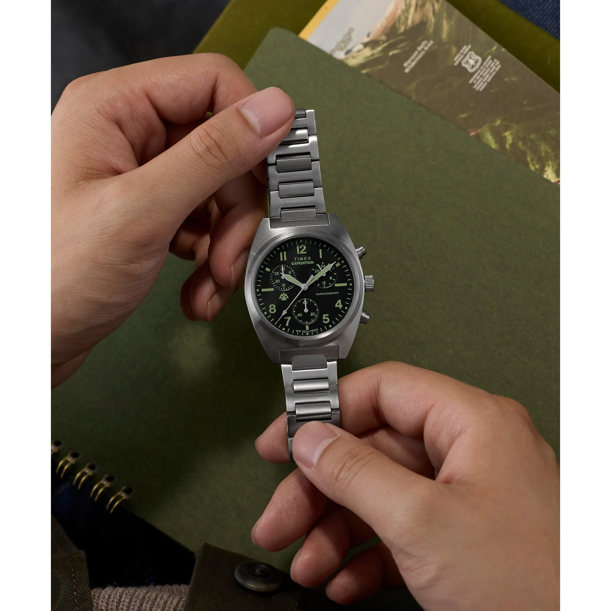 TW2Y61200 Reloj Timex Expedition Capstone de hombre correa de metal - Image 3
