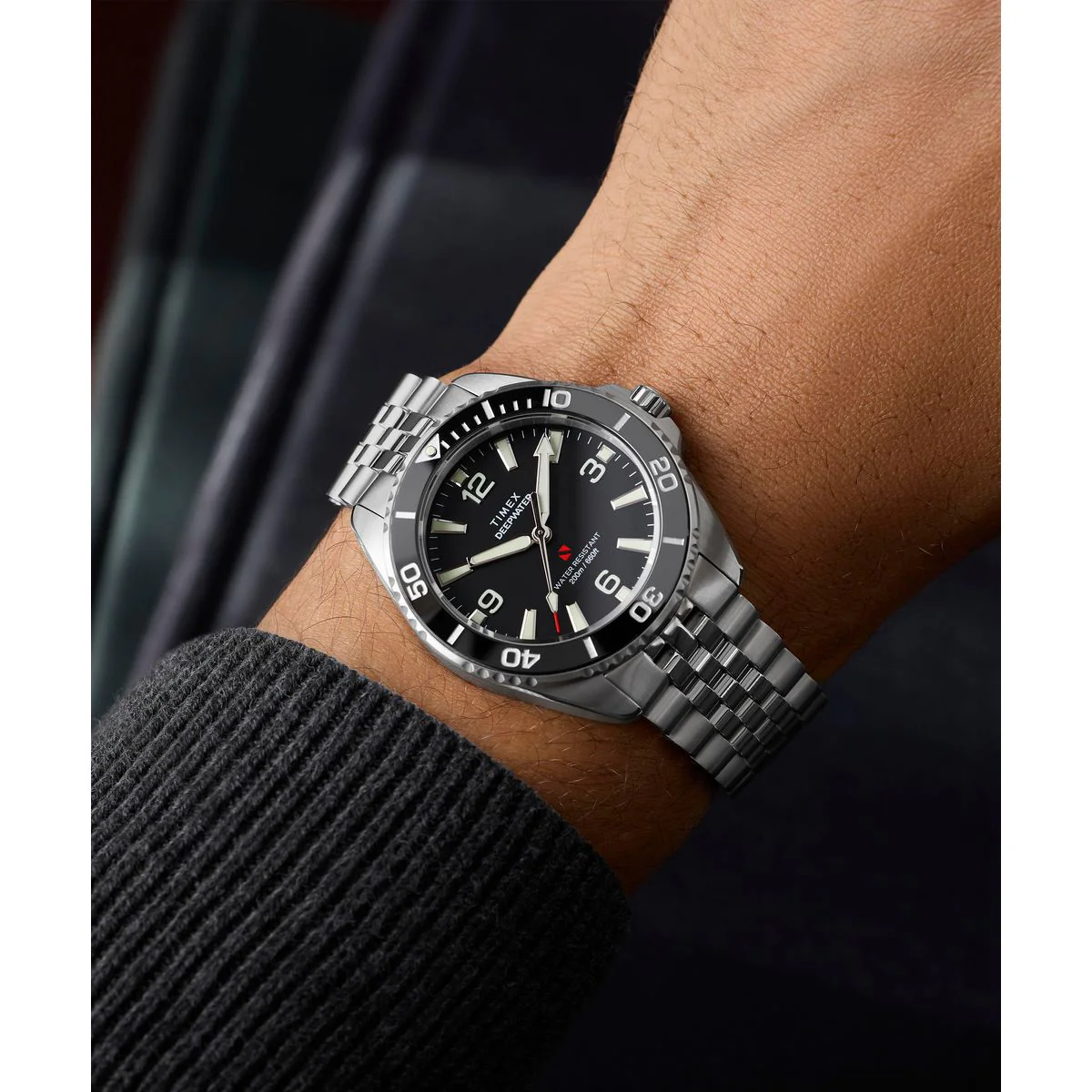 TW2Y64500 Reloj Timex Deepwater Artic de hombre pulsera de metal - Image 6