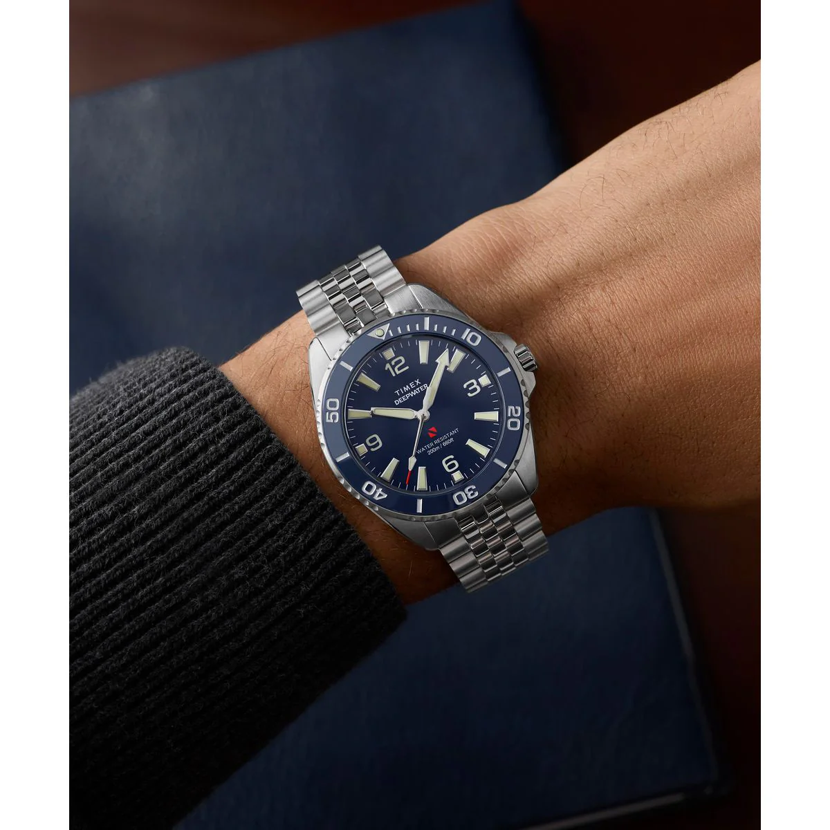 TW2Y64600 Relojes Timex Deepwater Arctic de hombre correa de metal - Image 8