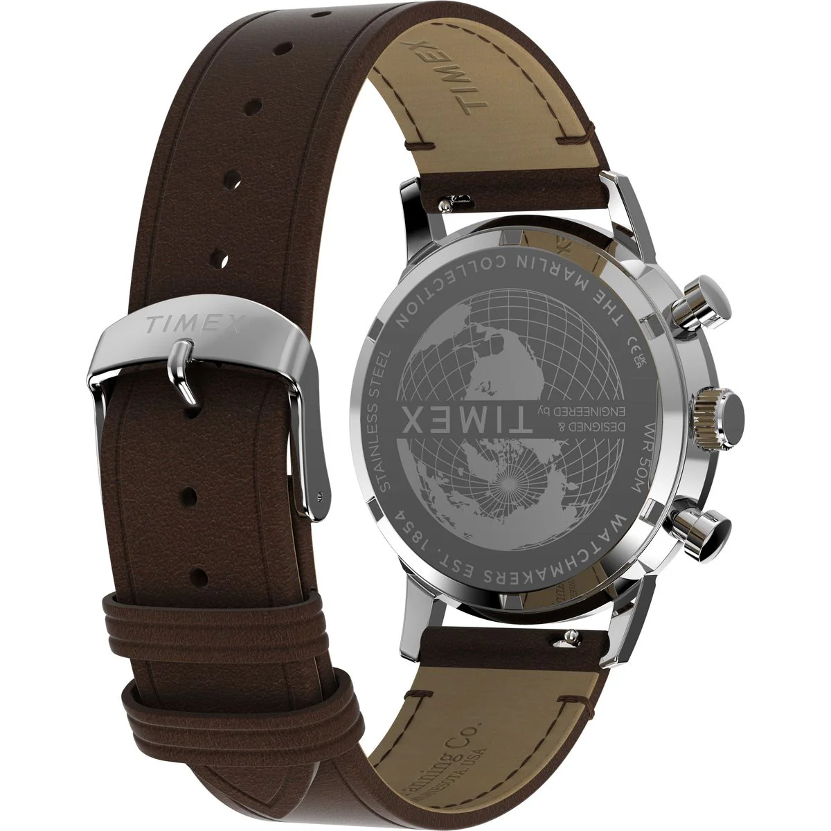 TW2Y66600 Reloj Timex Marlin de hombre correa de cuero - Image 3