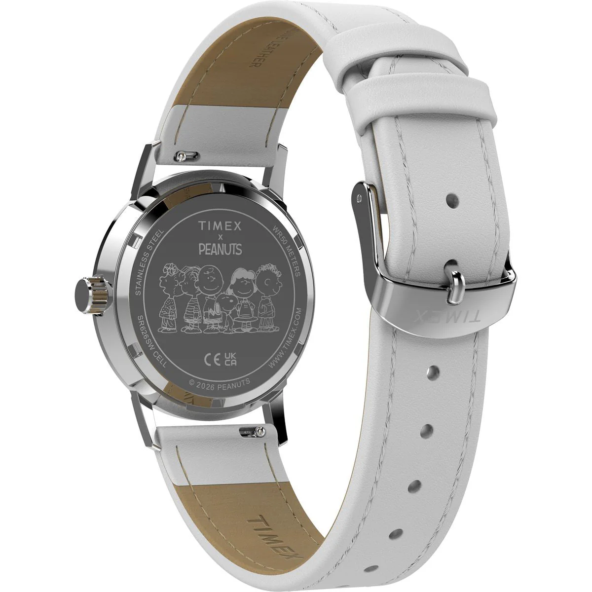 TW2Y68800 Reloj Timex Marlin Snoopy de mujer correa de cuero - Image 4
