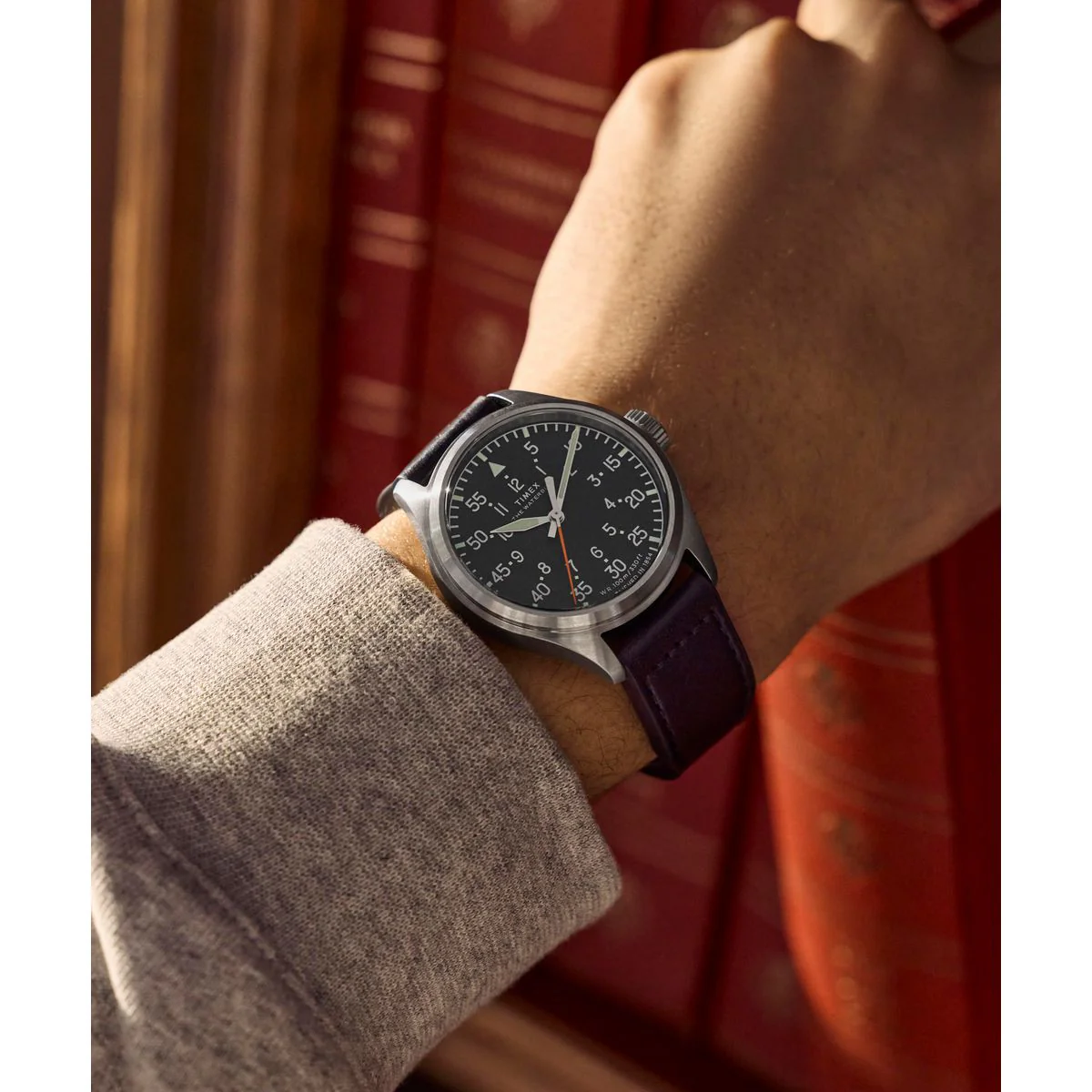 TW2Y70400 Reloj Timex Waterbury Ace de hombre correa de cuero - Image 7