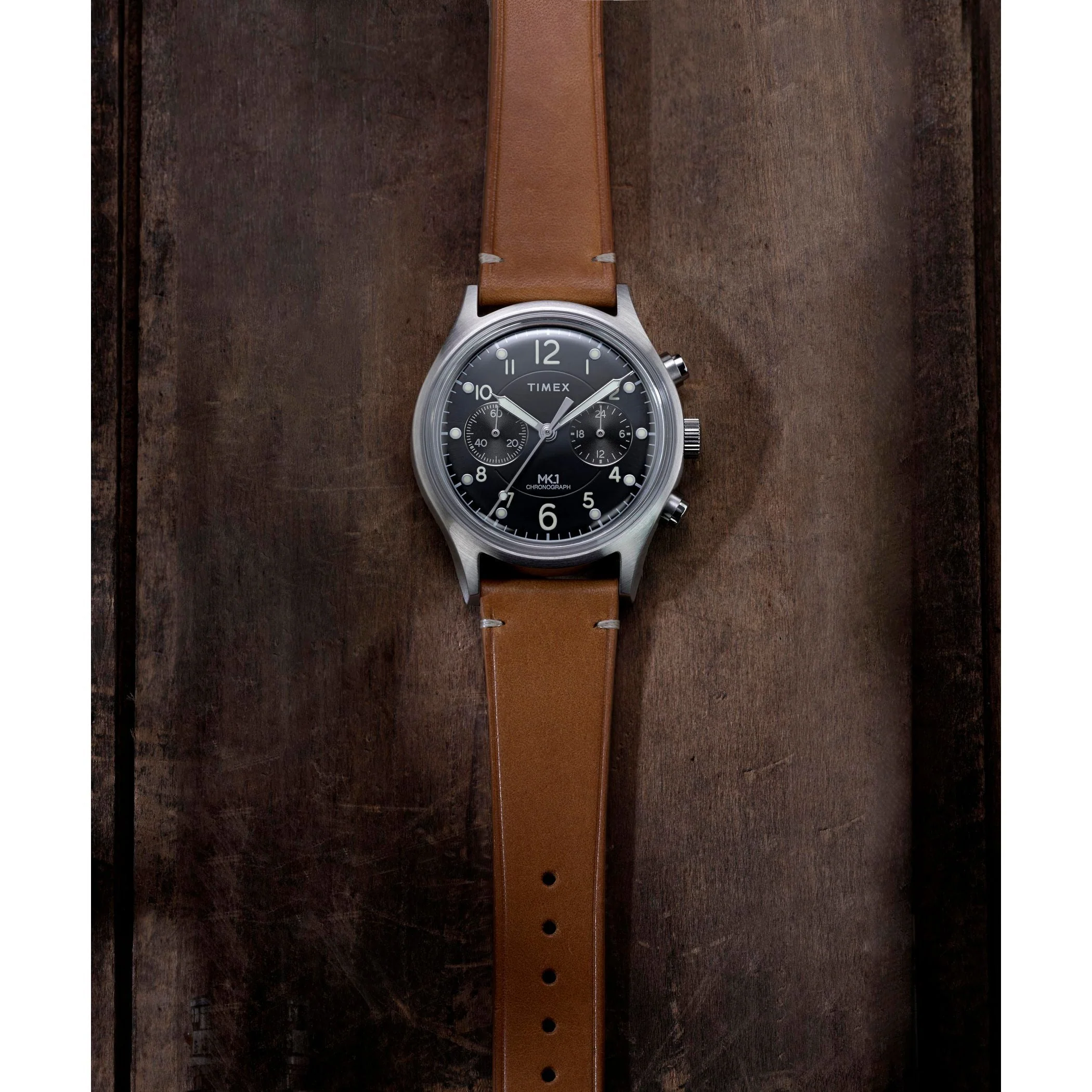 TW2Y71100 Reloj Timex MK1 de hombre correa de piel - Image 2