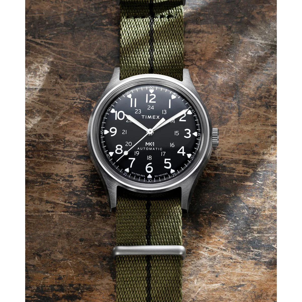 TW2Y71700 Reloj Timex MK1 de hombre pulsera de tela 40 mm automático - Image 3