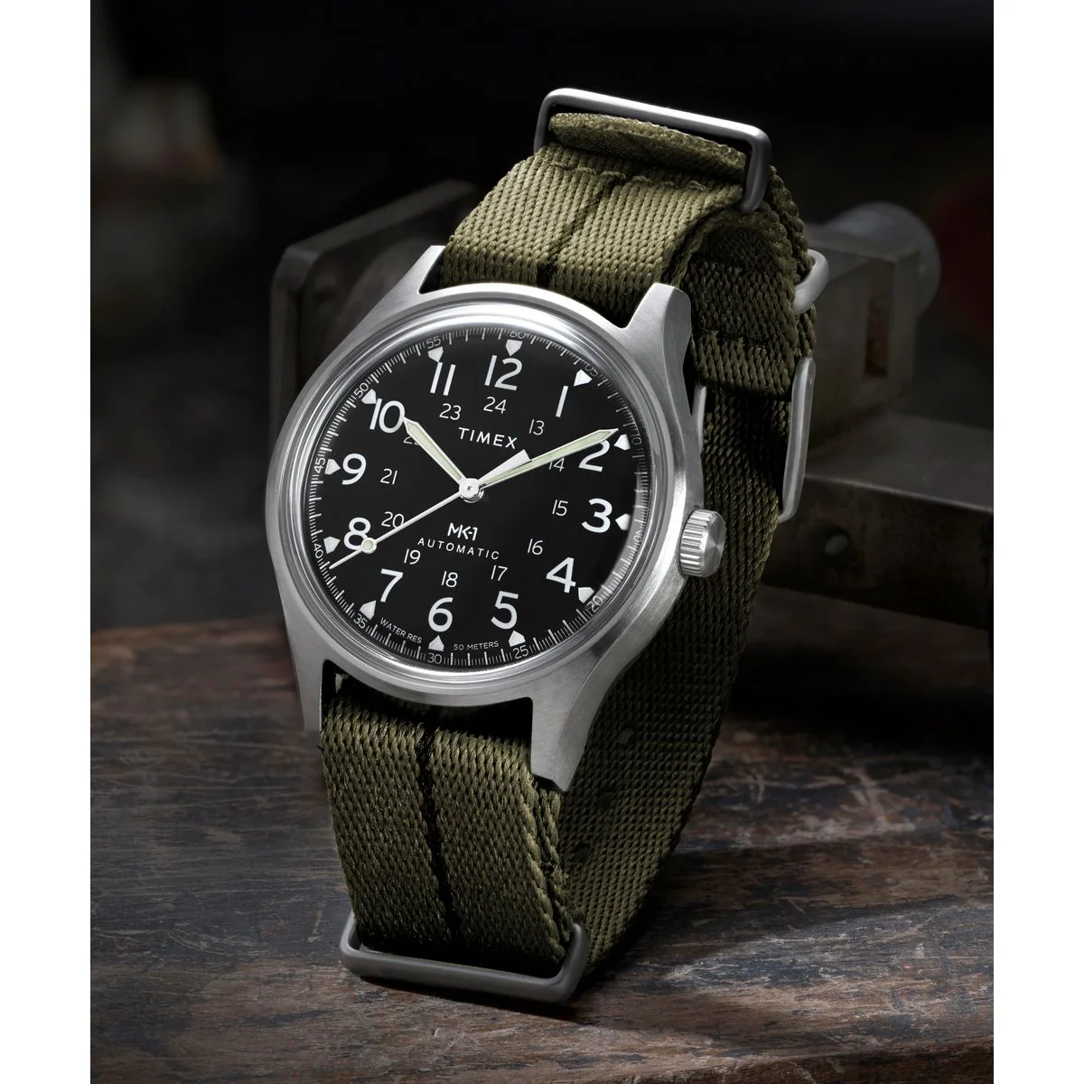 TW2Y71700 Reloj Timex MK1 de hombre pulsera de tela 40 mm automático - Image 4