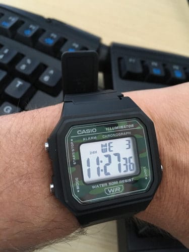 W-217H-3BVCF Reloj Casio para Hombre, Vintage Clásico Illuminator - Image 4