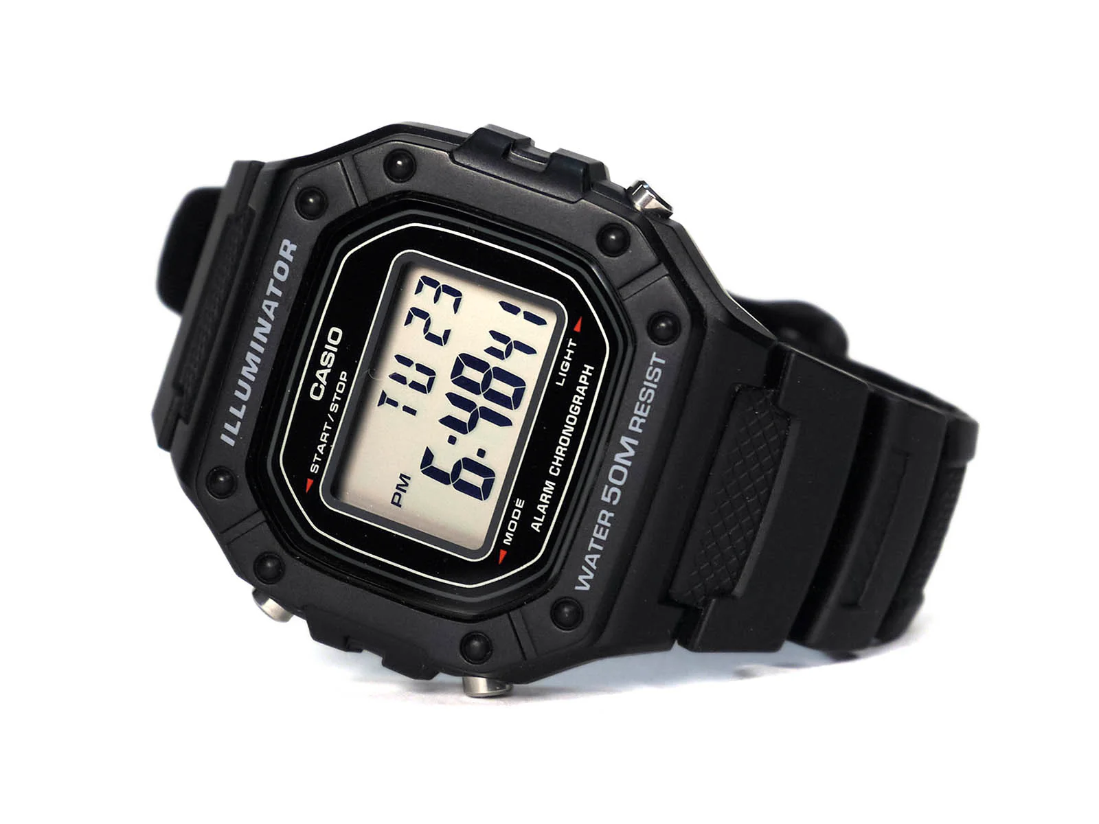 W-218H-1AV Reloj Casio para Hombre, Illuminator con Cronógrafo - Image 2