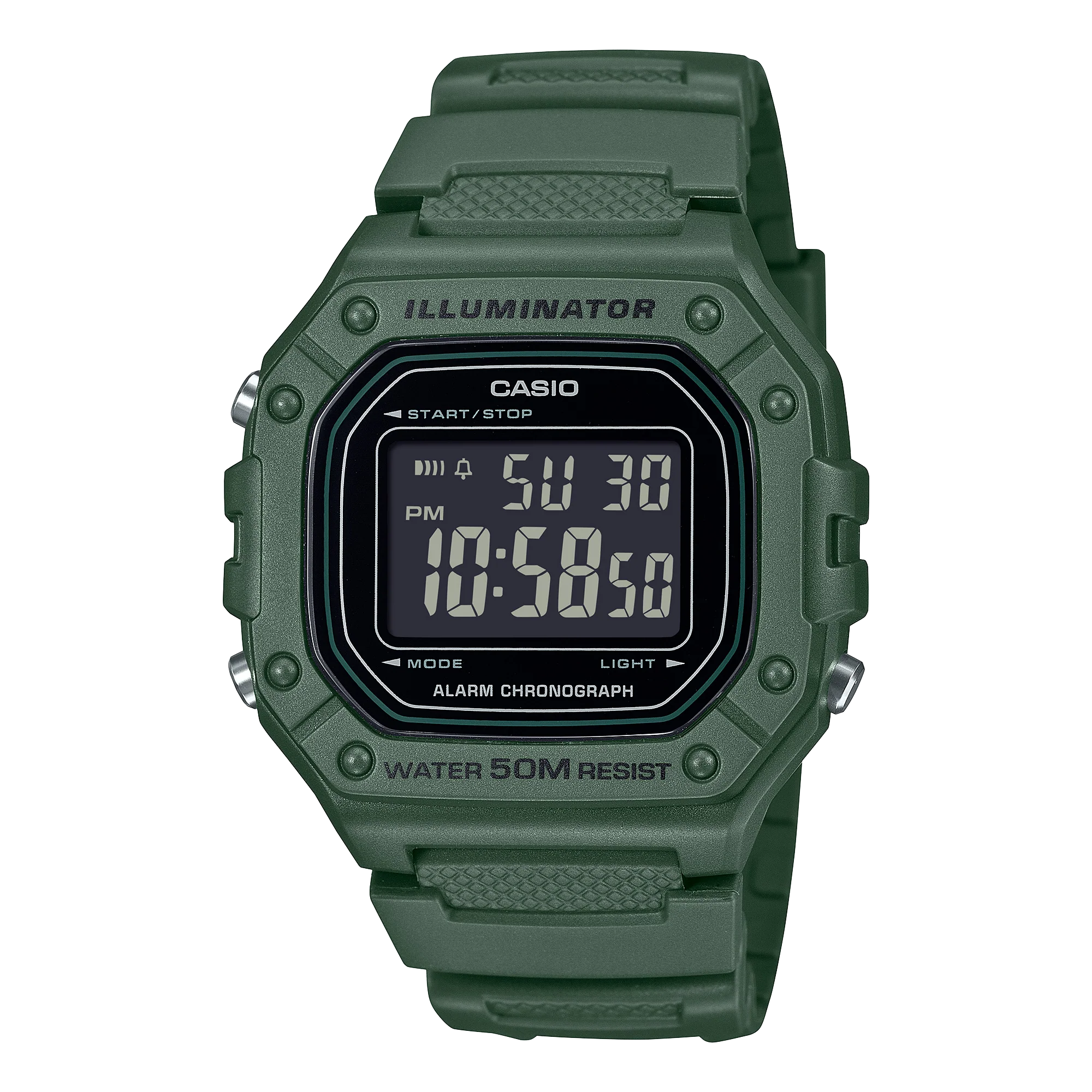 W-218H-3BV Reloj Casio de hombre pulsera de resina