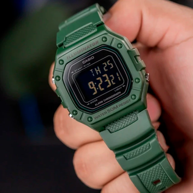 W-218H-3BV Reloj Casio de hombre pulsera de resina - Image 3
