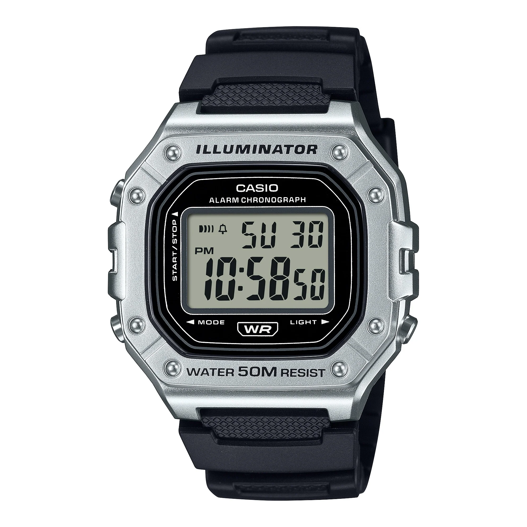 W-218HM-7AV Casio reloj Digital pulsera de resina