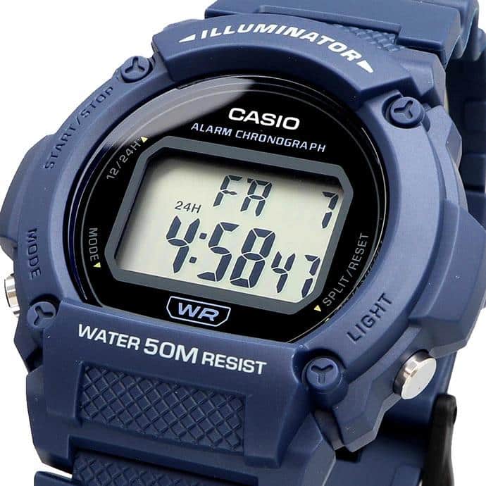 W-219H-2AV Reloj Casio para Hombre, Illuminator con Cronógrafo - Image 2