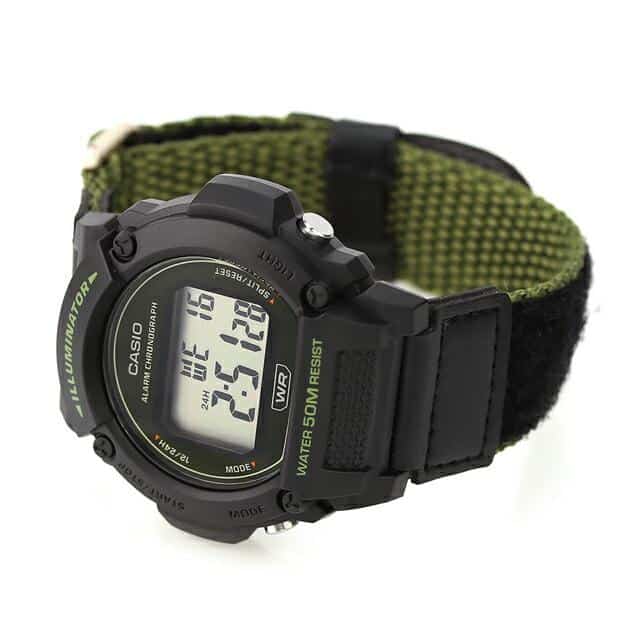 W-219HB-3AV Casio Illuminator Alarma Cronógrafo Reloj para Hombre - Image 5