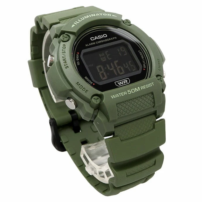 W-219HC-3BV Reloj Casio para Hombre Illuminator Alarma Cronógrafo - Image 5
