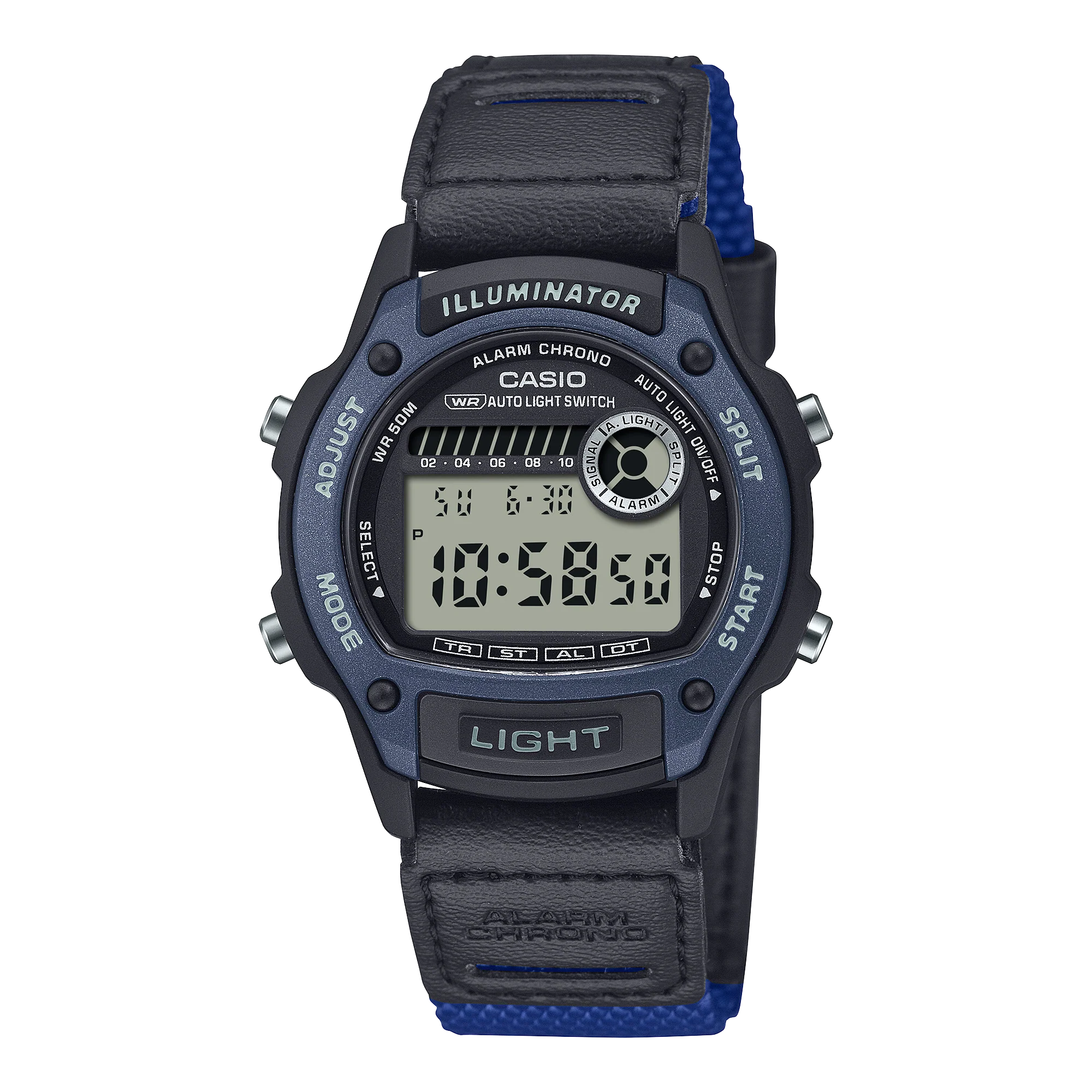 W-220HF-2AVCF Reloj Casio Digital de caballero banda de piel