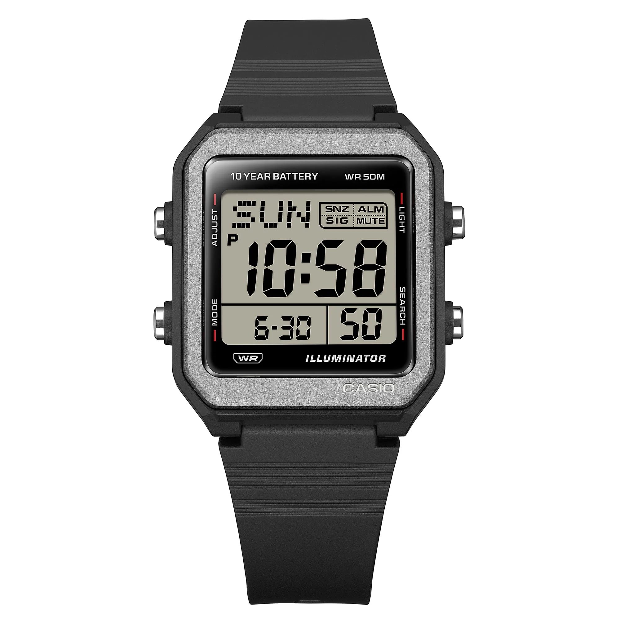 W-221H-1AV Reloj Casio Digital unisex correa de silicona - Image 2