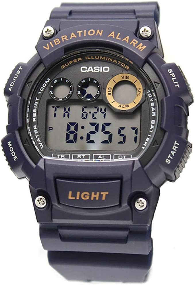 W-735H-2AV Reloj Casio para Hombre, Alarma Vibrante Super Illuminantor - Image 8