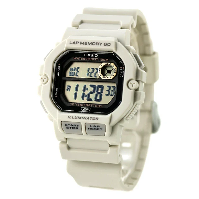 WS-1400H-8AV Casio de caballero pulsera de caucho 10 años de bateria - Image 2