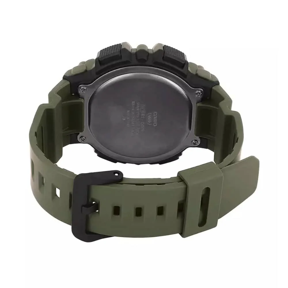 WS-1500H-3BV Reloj Casio Digital para Caballero con Correa de Caucho, Fishing Gear y Fase Lunar - Image 3