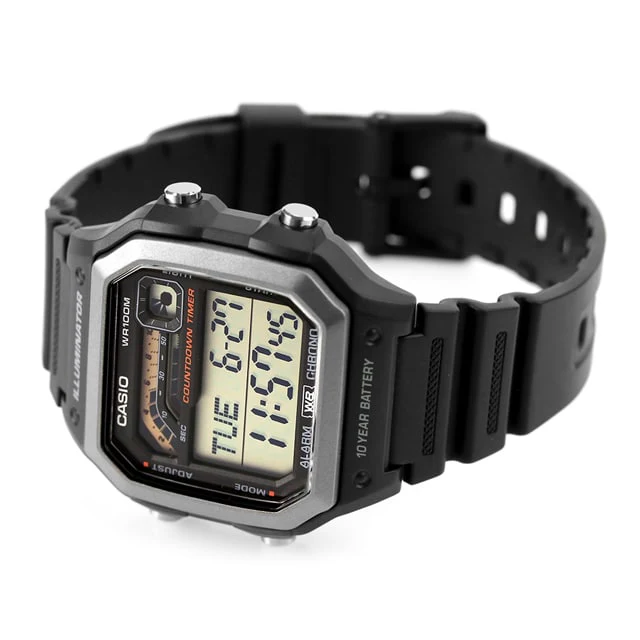 WS-1600H-1AV Casio Reloj para Hombre, Illuminator 10 Años de Batería - Image 4