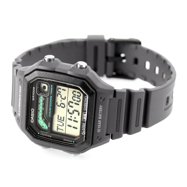WS-1600H-8AV Casio Reloj para Hombre, Illuminator 10 Años de Batería - Image 2