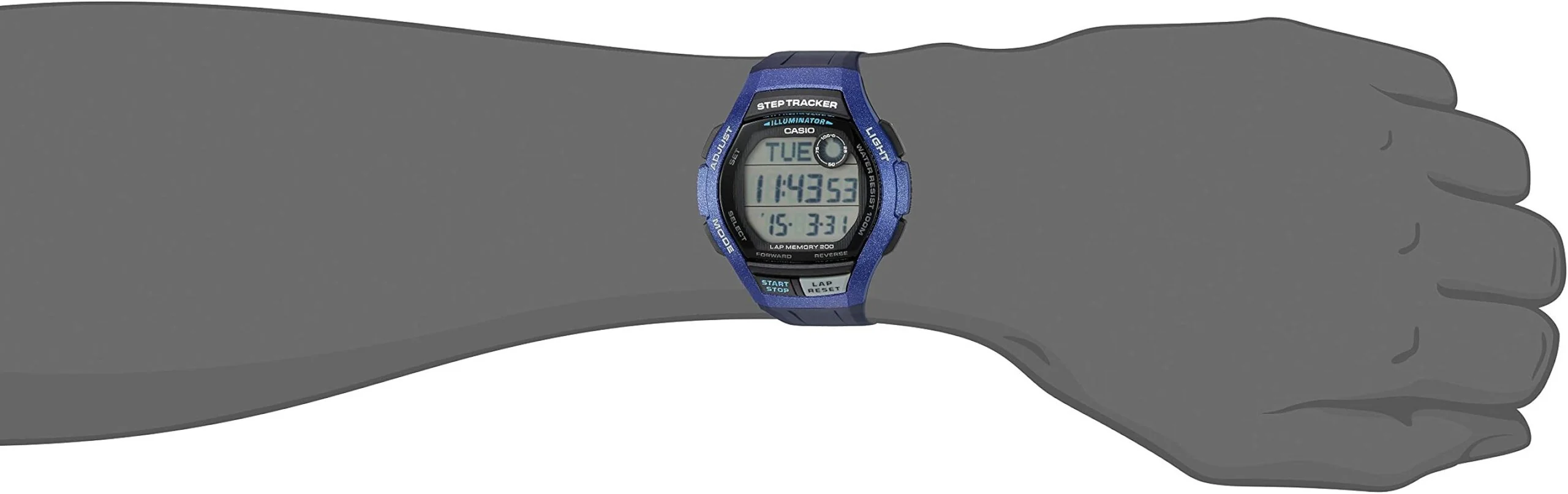 WS-2000H-2AV Reloj Casio para Hombre - Image 3