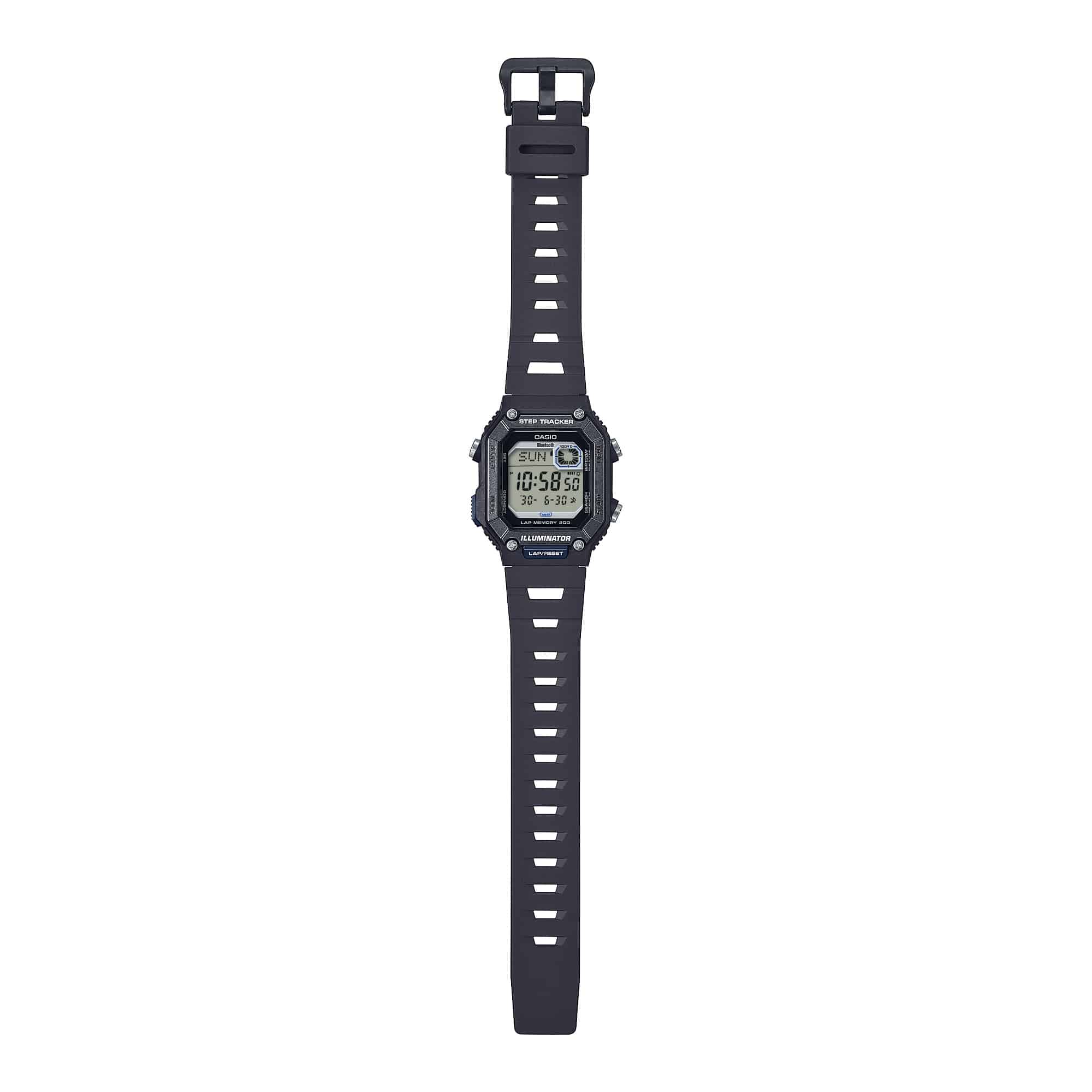 WS-B1000-1AV Reloj Casio Digital para Caballero con Correa de Caucho con Bluetooth - Image 5