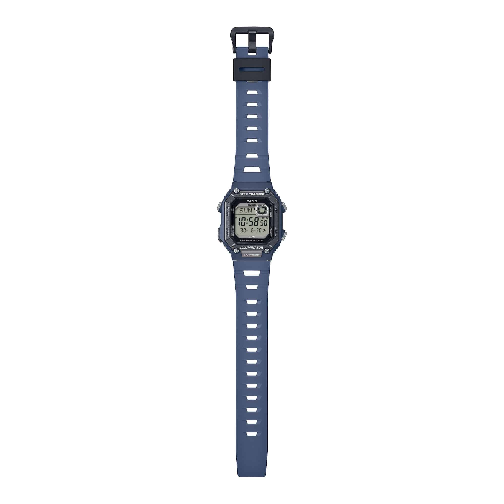 WS-B1000-2AV Reloj Casio Digital para Caballero con Correa de Caucho con Bluetooth - Image 3