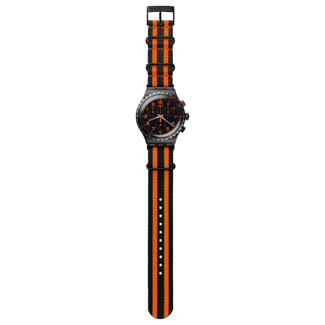 YVB401 Reloj Swatch Garosugil de hombre correa de tela - Image 2