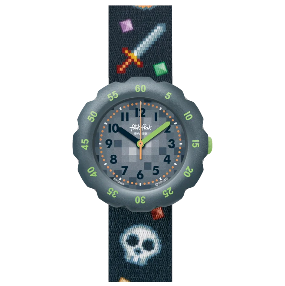 ZFPSP066 Swatch Flik Flak reloj de niños pulsera de tela