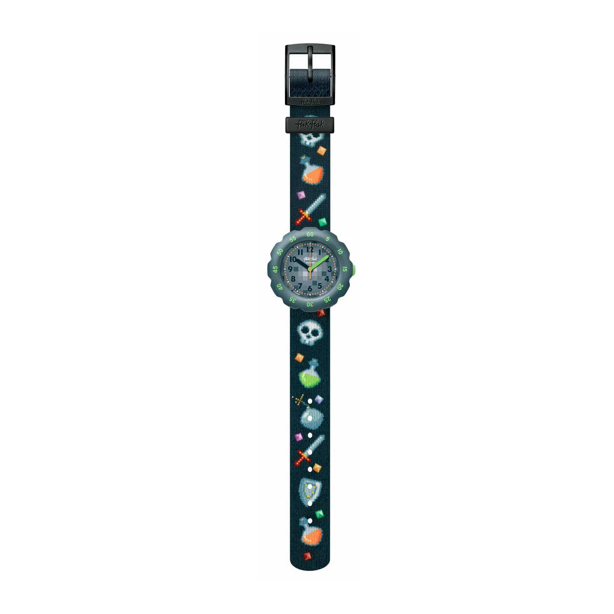 ZFPSP066 Swatch Flik Flak reloj de niños pulsera de tela - Image 4