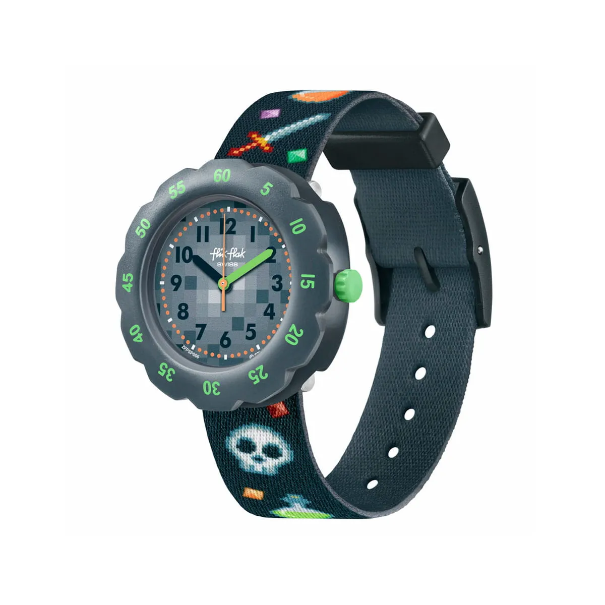 ZFPSP066 Swatch Flik Flak reloj de niños pulsera de tela - Image 6